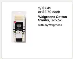 Walgreens Walgreens Cotton Swabs offer