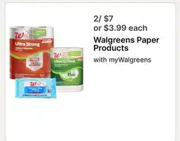 Walgreens Walgreens Paper Products offer