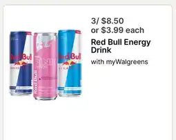 Walgreens Red Bull Energy Drink offer