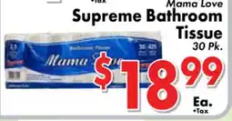Valley Marketplace Mama Love Supreme Bathroom Tissue offer