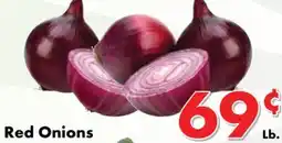 Valley Marketplace Red Onions offer