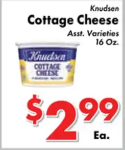 Valley Marketplace Knudsen Cottage Cheese offer