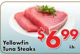 Valley Marketplace Yellowfin Tuna Steaks offer