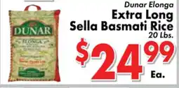 Valley Marketplace Dunar Elonga Extra Long Sella Basmati Rice offer