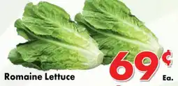 Valley Marketplace Romaine Lettuce offer