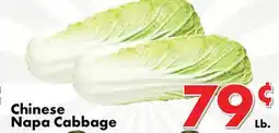 Valley Marketplace Chinese Napa Cabbage offer