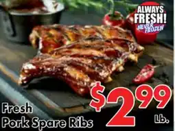 Valley Marketplace Fresh Pork Spare Ribs offer