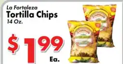 Valley Marketplace La Fortaleza Tortilla Chips offer