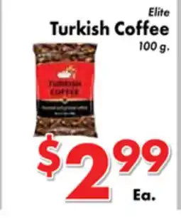 Valley Marketplace Elite Turkish Coffee offer