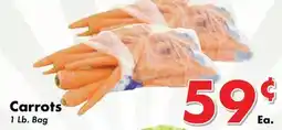 Valley Marketplace Carrots offer