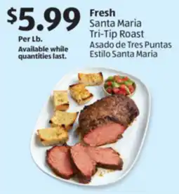 Aldi Fresh Santa Maria Tri-Tip Roast offer