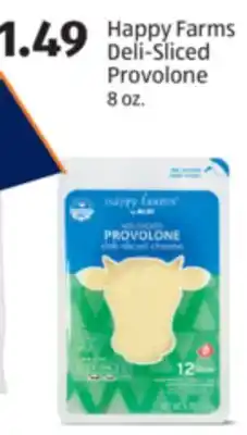 Aldi Happy Farms Deli-Sliced Provolone offer