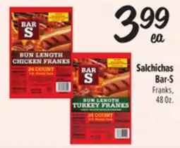 El Super Fresh Salchichas Bar-S Franks offer