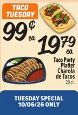 El Super Fresh Taco Party Platter offer