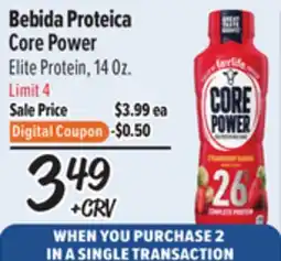 El Super Fresh Bebida Proteica Core Power offer
