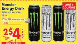 Superior Grocers Monster Energy Drink offer