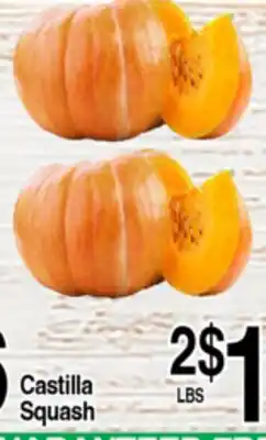 Superior Grocers Castilla Squash offer