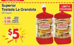 Superior Grocers Superior Tostada La Grandota offer