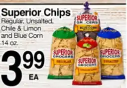 Superior Grocers Superior Chips offer