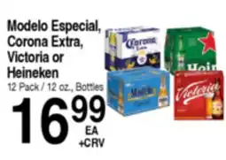 Superior Grocers Modelo Especial, Corona Extra, Victoria or Heineken offer
