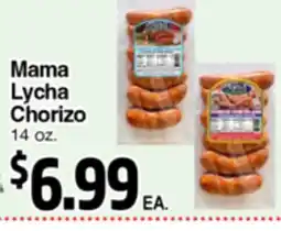 Superior Grocers Mama Lycha Chorizo offer