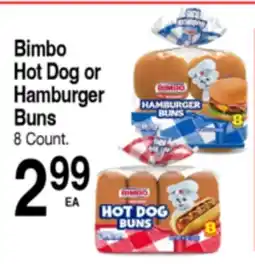 Superior Grocers Bimbo Hot Dog or Hamburger Buns offer