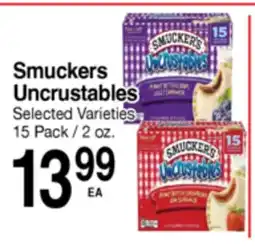 Superior Grocers Smuckers Uncrustables offer