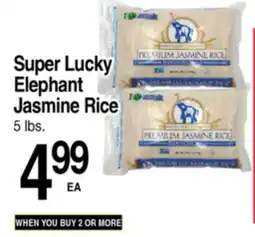 Superior Grocers Super Lucky Elephant Jasmine Rice offer