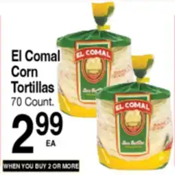 Superior Grocers El Comal Corn Tortillas offer