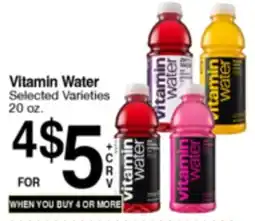 Superior Grocers Vitamin Water offer