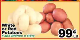 Superior Grocers White or Red Potatoes offer
