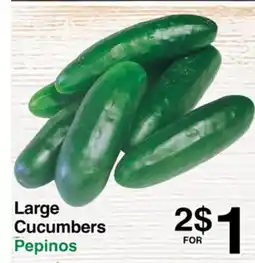 Superior Grocers Large Cucumbers offer