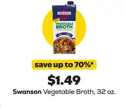 Grocery Outlet Swanson Vegetable Broth offer