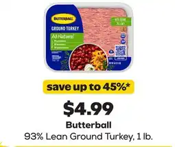 Grocery Outlet Butterball 93% Lean Ground Turkey offer