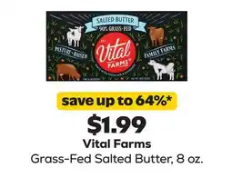 Grocery Outlet Vital Farms Grass-Fed Salted Butter offer
