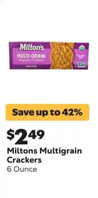 Grocery Outlet Multigrain Crackers offer