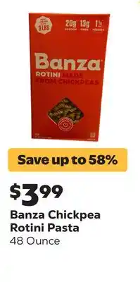 Grocery Outlet Chickpea Rotini Pasta offer
