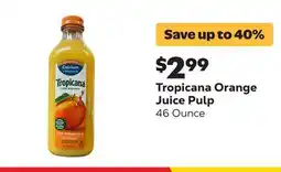 Grocery Outlet Orange Juice Pulp offer