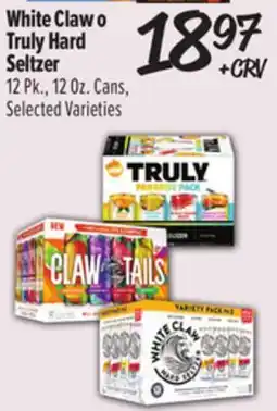 El Super White Claw o Truly Hard Seltzer offer