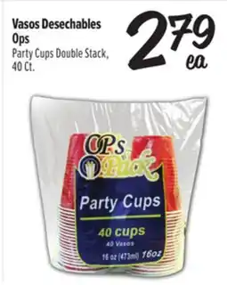 El Super Vasos Desechables Ops offer