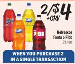 El Super Refrescos Fanta o Pibb offer