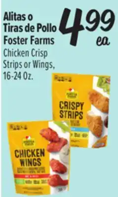 El Super Alitas o Tiras de Pollo Foster Farms offer