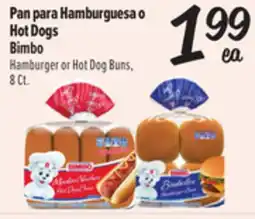 El Super Pan para Hamburguesa o Hot Dogs Bimbo offer