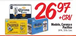 El Super Modelo, Corona o Pacifico offer