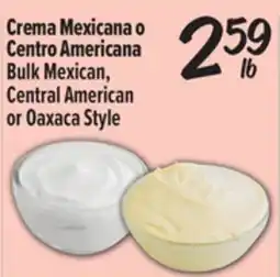 El Super Crema Mexicana o Centro Americana offer
