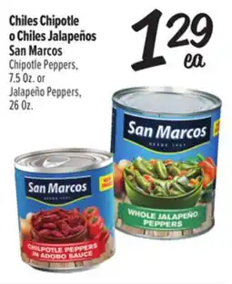 El Super Chiles Chipotle o Chiles Jalapeños San Marcos offer