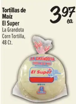 El Super Tortillas de Maíz El Super offer