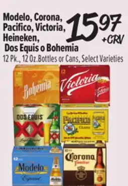 El Super Modelo, Corona, Pacifico, Victoria, Heineken, Dos Equis o Bohemia offer
