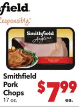 Vallarta Supermarkets Smithfield Pork Chops offer