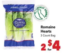 Vallarta Supermarkets Romaine Hearts offer